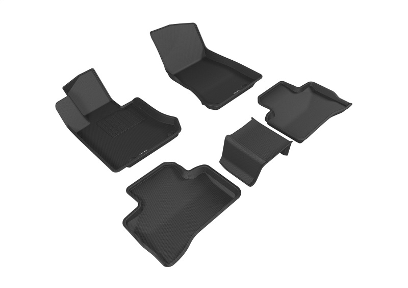 Mercedes-Benz GLC 300 Floor Mat Set - 3D MAXpider - Kagu Series - Black - `16-`23